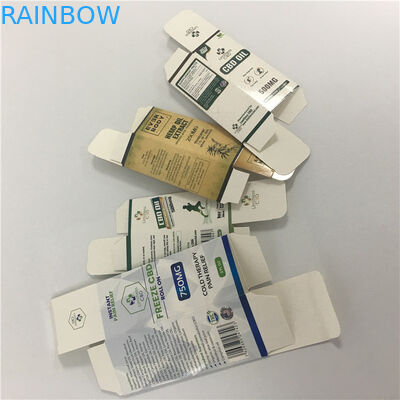 Συσκευάζοντας κιβώτιο μανδρών πετρελαίου χαρτονιού CBD εγγράφου πολυτέλειας συνήθειας vape