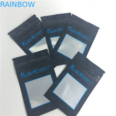 Ziplock η βοτανική συνήθεια συσκευασίας θυμιάματος Mylar φύλλων αλουμινίου τύπωσε το πάχος μικρού 120-140