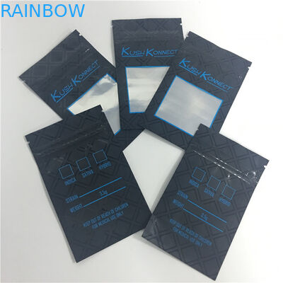 Resealable μπισκότα τρία δευτερεύουσα Ziplock Mylar σακουλών σφραγίδων Rotogravure τσαντών εκτύπωση