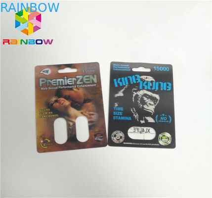 Συσκευάζοντας πηδάλιο 69 δύναμης χαπιών φύλων καρτών φουσκαλών εμπορευματοκιβωτίων καψών 7 τρισδιάστατα 6000