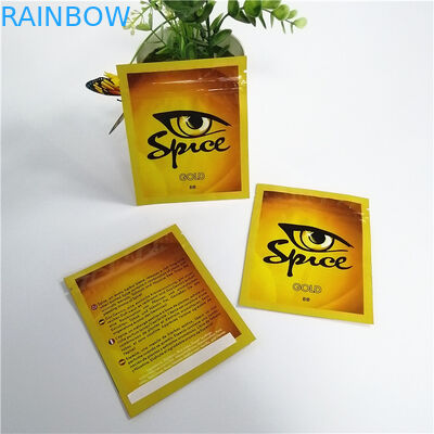 Στάση φύλλων αλουμινίου αργιλίου βαθμού τροφίμων επάνω σακουλών στη Resealable καραμελών συσκευασία αρκούδων Cbd Gummy