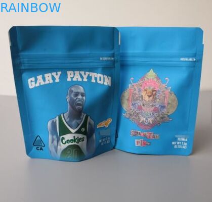 Ziplock μπισκότων 3.5g CBD συσκευάζοντας τσάντα, FDA σακουλών φύλλων αλουμινίου αργιλίου πιστοποιημένο