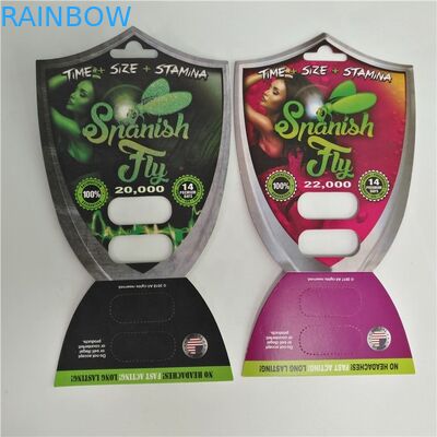 Κάρτα φουσκαλών χαπιών φύλων που συσκευάζει την ισπανική μύγα 2000 αρσενική συσκευασία χαπιών αυξήσεων