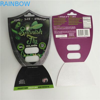 Κάρτα φουσκαλών χαπιών φύλων που συσκευάζει την ισπανική μύγα 2000 αρσενική συσκευασία χαπιών αυξήσεων