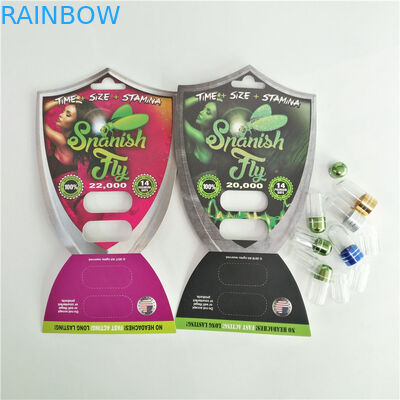 Συσκευάζοντας μπουκάλι καψών χαπιών αυξήσεων φύλων μορφής σφαιρών με το μέταλλο ΚΑΠ