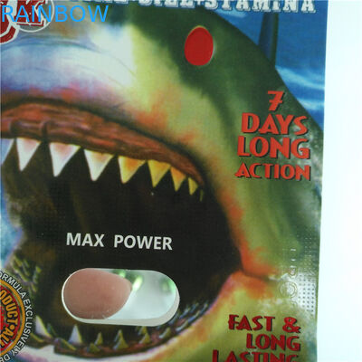 Κάρτα φουσκαλών εγγράφου που συσκευάζει το αρσενικό πακέτο χαπιών αυξήσεων με την πλαστική σφαίρα