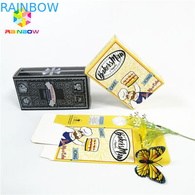 Το ανακυκλώσιμο εμπορικό σήμα σχεδίου λογότυπων συνήθειας τύπωσε τα UV καυτά κιβώτια καρτών εγγράφου σφράγισης με κρεμά την τρύπα για τα καλλυντικά δώρων