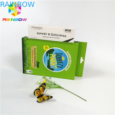 Το ανακυκλώσιμο εμπορικό σήμα σχεδίου λογότυπων συνήθειας τύπωσε τα UV καυτά κιβώτια καρτών εγγράφου σφράγισης με κρεμά την τρύπα για τα καλλυντικά δώρων