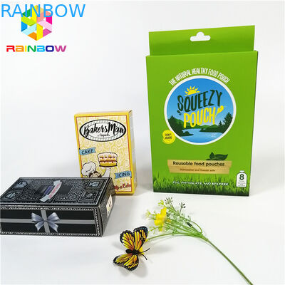 Το στιλπνό λαμπρό λογότυπο σχεδίου cOem τύπωσε εγγράφου καρτών κιβωτίων δώρων κιβώτια καρτών καλλυντικών eyelash τα συσκευάζοντας