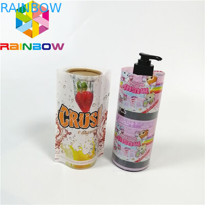 Η εκτύπωση συνήθειας συρρικνώνεται την πλαστική PET/PVC μανικιών υλική στιλπνή επιφάνεια ελασματοποίησης ετικετών