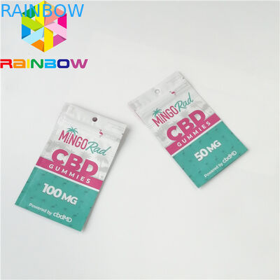 Ανακυκλώσιμες πλαστικές σακούλες που συσκευάζουν Ziplock CBD τη Gummy Gravure τσαντών καραμελών εκτύπωση