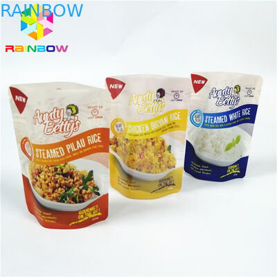 Προσαρμοσμένη πλαστική στάση επάνω στη σακούλα, λογότυπο σακουλών φύλλων αλουμινίου αλουμινίου ανθεκτικό στη θερμότητα