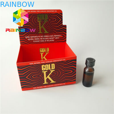 Συσκευάζοντας κιβώτιο εγγράφου χρώματος CMYK που διαφημίζει αντίθετη τοπ επίδειξη χαρτονιού Ε την υγρή