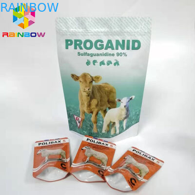 Στάση συνήθειας επάνω Oxytetracycline τσαντών 20% σακουλών φερμουάρ στη διαλυτή συσκευασία σκονών