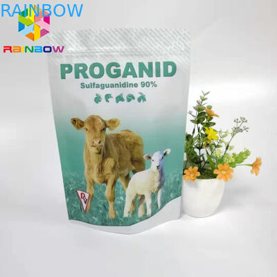 Κατώτατο Gusset σακούλα φύλλων αλουμινίου αλουμινίου, σκυλιών τροφίμων τσάντες ζωοτροφών συσκευασίας Resealable