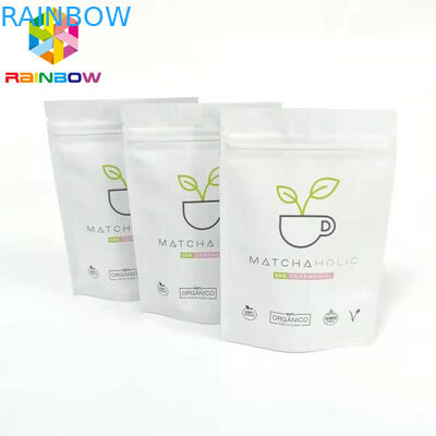 Αργιλίου φύλλων αλουμινίου Resealable συσκευάζοντας τσαντών στιλπνή κλειδαριά φερμουάρ εκτύπωσης πλαστική