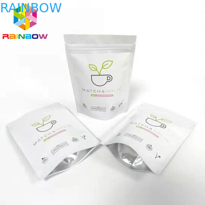 Αργιλίου φύλλων αλουμινίου Resealable συσκευάζοντας τσαντών στιλπνή κλειδαριά φερμουάρ εκτύπωσης πλαστική