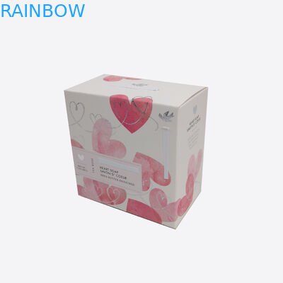 Πτυσσόμενο κιβώτιο εγγράφου επίδειξης που συσκευάζει το άσπρο χαρτόνι για το δώρο μπισκότων καλλυντικών/σαπουνιών/τροφίμων