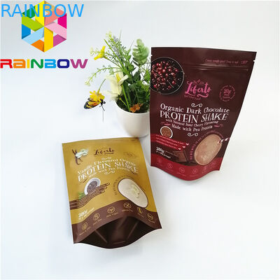 Η ψηφιακή στάση εκτύπωσης επάνω στις συσκευάζοντας τσάντες φύλλων αλουμινίου τοποθετεί το υλικό λογότυπο που προσαρμόζεται σε στρώματα