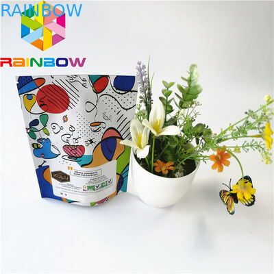 Σακούλα φύλλων αλουμινίου αργιλίου απόδειξης μυρωδιάς που συσκευάζει την πλαστική κλειδαριά φερμουάρ Mylar για τον καφέ