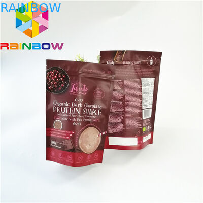 Η επαναχρησιμοποιήσιμη ξηρά τσάντα τρία συσκευασίας τροφίμων πλευρά συγκολλά τη στιλπνή εκτύπωση επιφάνειας σακουλών με θερμότητα