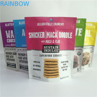 200g στάση φερμουάρ αργιλίου επάνω στις σακούλες που συσκευάζουν Gravure συνήθειας την εκτύπωση για την πρωτεΐνη