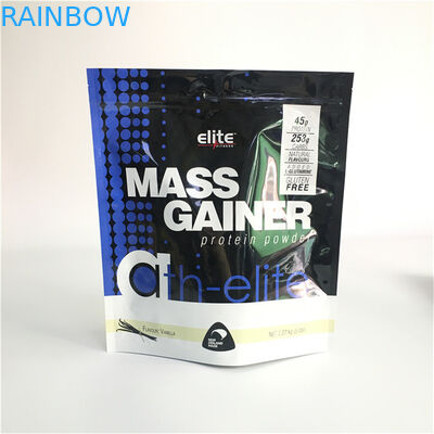 200g στάση φερμουάρ αργιλίου επάνω στις σακούλες που συσκευάζουν Gravure συνήθειας την εκτύπωση για την πρωτεΐνη