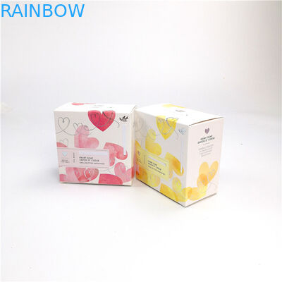 Ελαφρύ δώρο χαρτονιού εγγράφου που συσκευάζει το πτυσσόμενο χρώμα κιβωτίων CMYK για το άρωμα