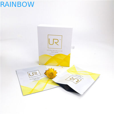 Κιβώτιο εγγράφου ελασματοποίησης μεταλλινών που συσκευάζει τις τσάντες μασκών Skincare ουσιαστικού πετρελαίου που προσαρμόζονται