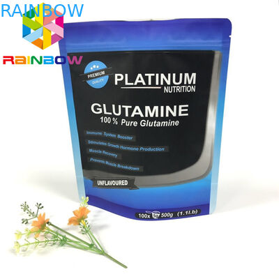 Τυπωμένη η συνήθεια συσκευάζοντας στάση τσαντών πρόχειρων φαγητών επάνω Resealable Ziplock σακουλών στιλπνό τελειώνει