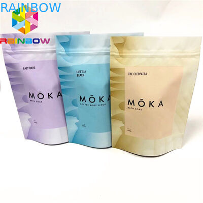 Ματ τελειώστε τις αλατισμένες πλαστικές σακούλες λουτρών Cbd που συσκευάζουν το φύλλο αλουμινίου αργιλίου Resealable για τα τρόφιμα