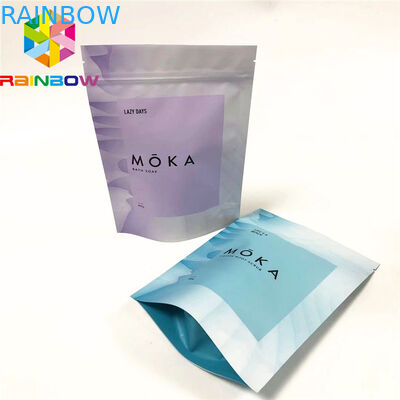 Ματ τελειώστε τις αλατισμένες πλαστικές σακούλες λουτρών Cbd που συσκευάζουν το φύλλο αλουμινίου αργιλίου Resealable για τα τρόφιμα