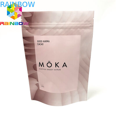 Η ελαφριά συσκευασία πλαστικών σακουλών, στάση βαθμού τροφίμων επάνω στην τσάντα για το σώμα Cbd τρίβει