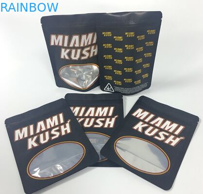 Edibles βοτανικές θυμιάματος ίντσες συσκευασίας 4x6 μαριχουάνα τσαντών ιατρικές με το σαφές παράθυρο