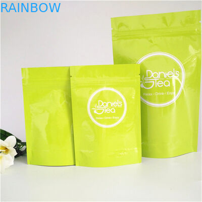 Ματ πλαστικές σακούλες επιφάνειας που συσκευάζουν, συσκευάζοντας τσάντα τσαγιού φύλλων αλουμινίου αργιλίου που προσαρμόζεται