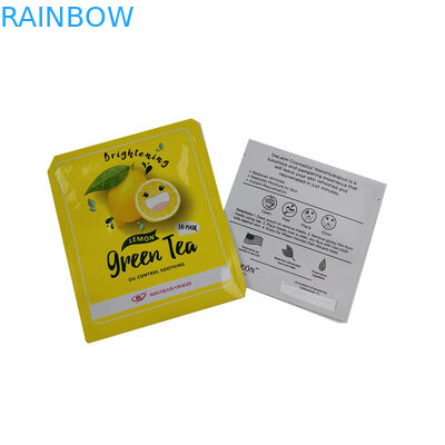 Οι Resealable συσκευάζοντας τσάντες φύλλων αλουμινίου αργιλίου ματ/στιλπνές τελειώνουν την καλλυντική συσκευασία μασκών προσώπου Mylar