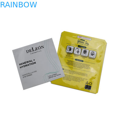 Οι Resealable συσκευάζοντας τσάντες φύλλων αλουμινίου αργιλίου ματ/στιλπνές τελειώνουν την καλλυντική συσκευασία μασκών προσώπου Mylar