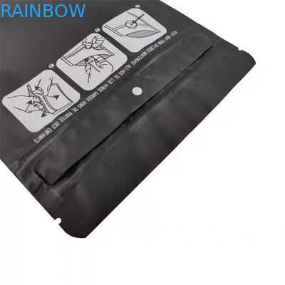 Πλαστικές σακούλες Mylar που συσκευάζουν την προσαρμοσμένη ακίνδυνη για τα παιδιά Ziplock φύλλων αλουμινίου πλαστική τσάντα