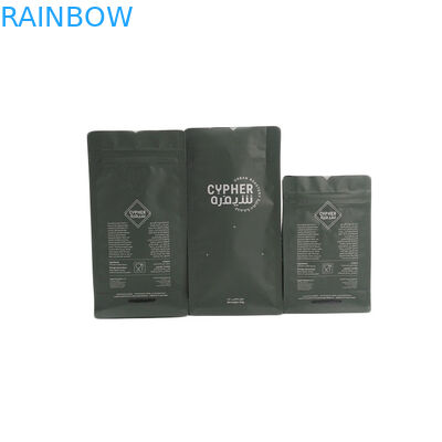 Τυποποιημένος κατώτατο Gusset μεγέθους βαθμός τροφίμων απόδειξης μυρωδιάς Mylar φύλλων αλουμινίου Alumnium φερμουάρ τσαντών Ε