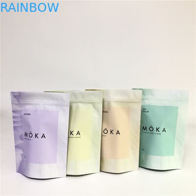 Βιοδιασπάσιμη στάση επάνω Gravure συνήθειας τσαντών φερμουάρ στην εκτύπωση για τη συσκευασία τροφίμων