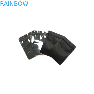 Πλαστικές σακούλες επιφάνειας μεταλλινών που συσκευάζουν τη μικρή τσάντα φερμουάρ φύλλων αλουμινίου αργιλίου για τα τρόφιμα