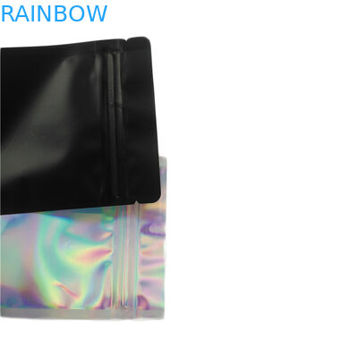 Πλαστικές σακούλες επιφάνειας μεταλλινών που συσκευάζουν τη μικρή τσάντα φερμουάρ φύλλων αλουμινίου αργιλίου για τα τρόφιμα