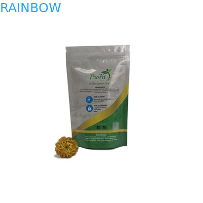 Φιλικές τσάντες τσαγιού Eco που συσκευάζουν τη στάση συσκευασίας τσαντών σακουλών επάνω σε Mylar με την κλειδαριά φερμουάρ