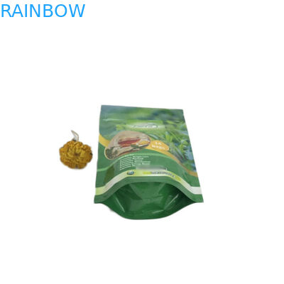 Φιλικές τσάντες τσαγιού Eco που συσκευάζουν τη στάση συσκευασίας τσαντών σακουλών επάνω σε Mylar με την κλειδαριά φερμουάρ