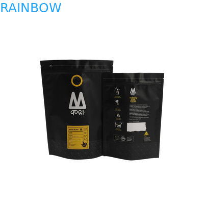 Η στάση επάνω κατώτατο Gusset τοποθετεί τη συνήθεια σακουλών συσκευασίας φασολιών καφέ δεσμών κασσίτερου με τη βαλβίδα σε σάκκο