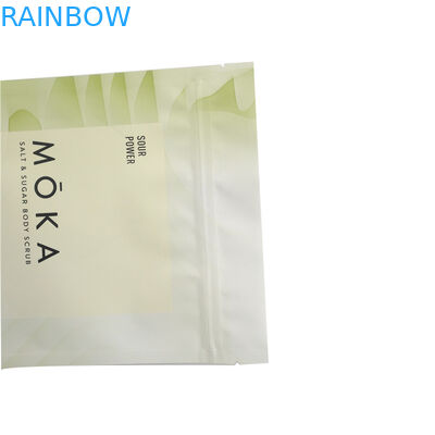 Βιοδιασπάσιμο Ziplock πλαστικού υλικού τσαντών φύλλων αλουμινίου τσαγιού καφέ συσκευάζοντας λογότυπο συνήθειας