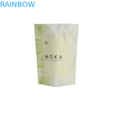 Στάση εκτύπωσης συνήθειας επάνω Ziplock φύλλων αλουμινίου αργιλίου σακουλών στην επαναχρησιμοποιήσιμη ματ τσάντα τσαγιού καφέ