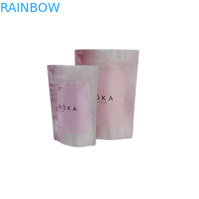 Οι τσάντες φύλλων αλουμινίου αργιλίου συσκευασίας τροφίμων τσαγιού καφέ στέκονται επάνω Ziplock εκτύπωσης συνήθειας σακουλών