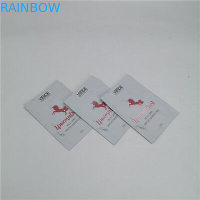 Στάση φύλλων αλουμινίου αργιλίου συνήθειας επάνω στη σακούλα, τρεις σφραγισμένη πλευρά τσάντα για το σακούλι σπόρων καραμελών τροφίμων