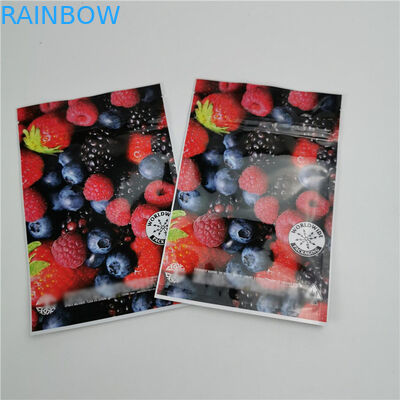 Χρυσές μεταλλινών ασφαλείς για τα παιδιά τσάντες σακουλών φερμουάρ χρώματος πλαστικές για τη συσκευασία Gummies